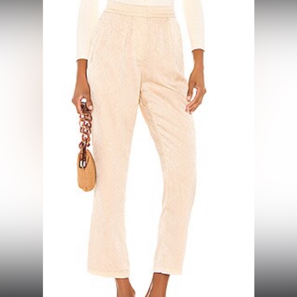 House of Harlow 1960 - X Revolve Vincent Pant (Size: XS in Cream)